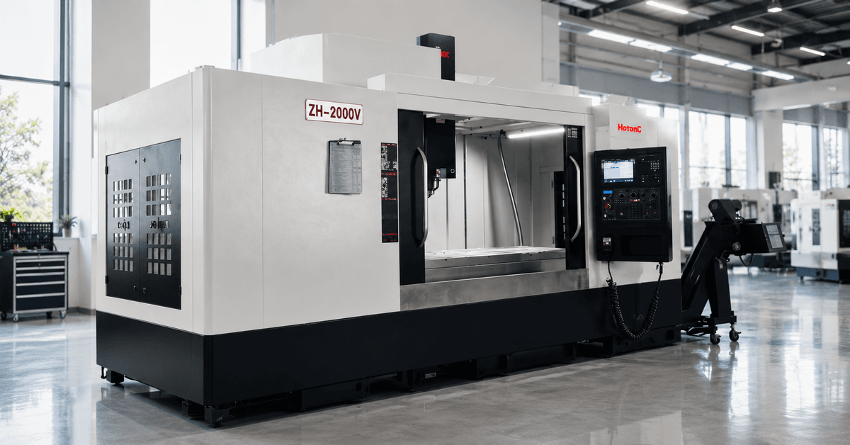 How the ZH-2000V Vertical Machining Center Improves Automation Beam and Robot Guide Rail Production