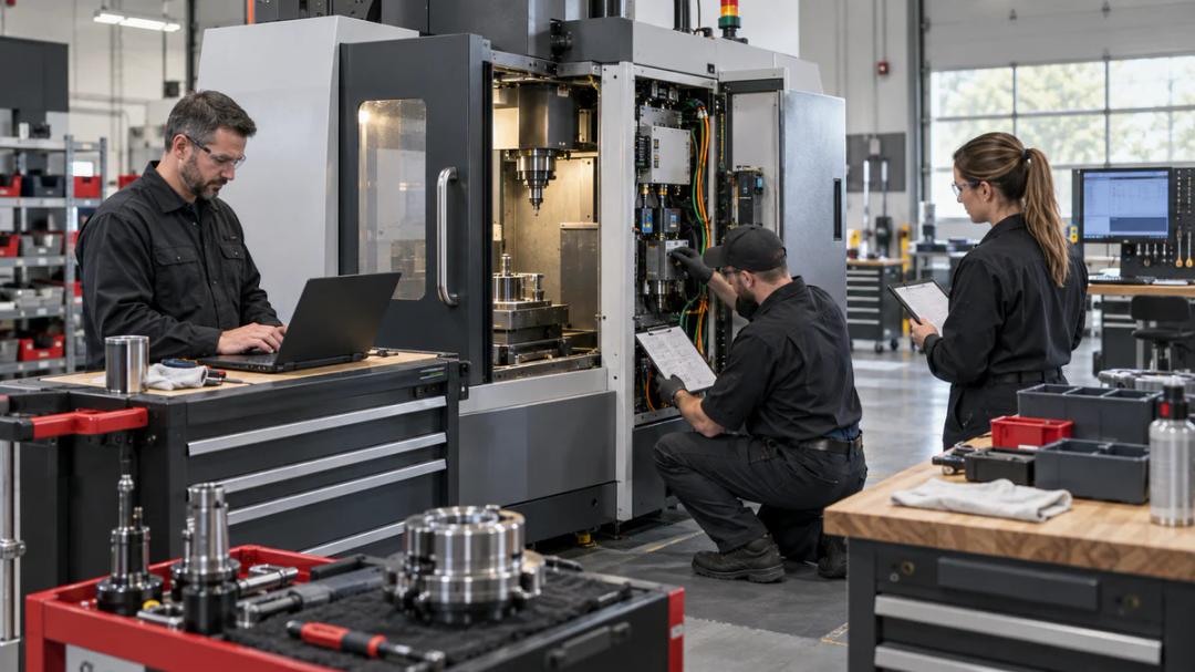 Before Territory Launch: A CNC Machining Center Distributor Service Drill